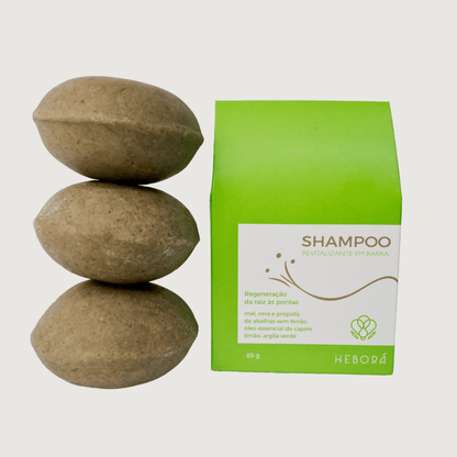 Kit 3 Shampoos com Mel e Própolis em Barra