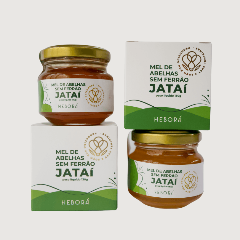 Mel de Jataí, 130g - Kit com 2 potes